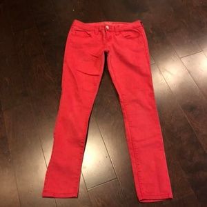 American rag red jeans
